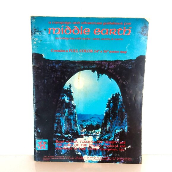 ICE MERP 1st Ed Campaign and Adventure Guidebook for Middle Earth No Map - Picture 1 of 5